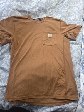 Carhartt Short-Sleeve Pocket Tee in Brown